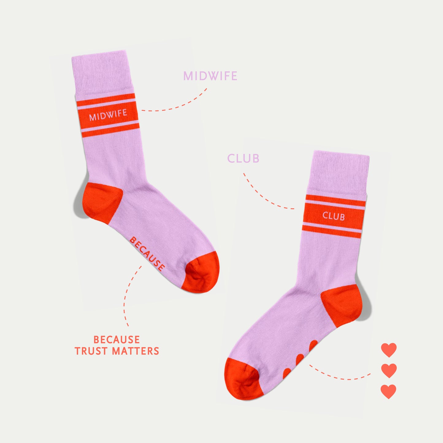 #MIDWIFE CASUAL SOCKS
