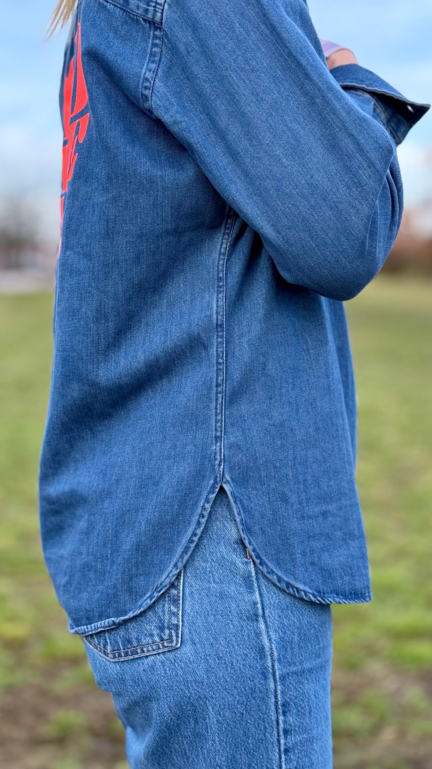 #JEANSBLUSE