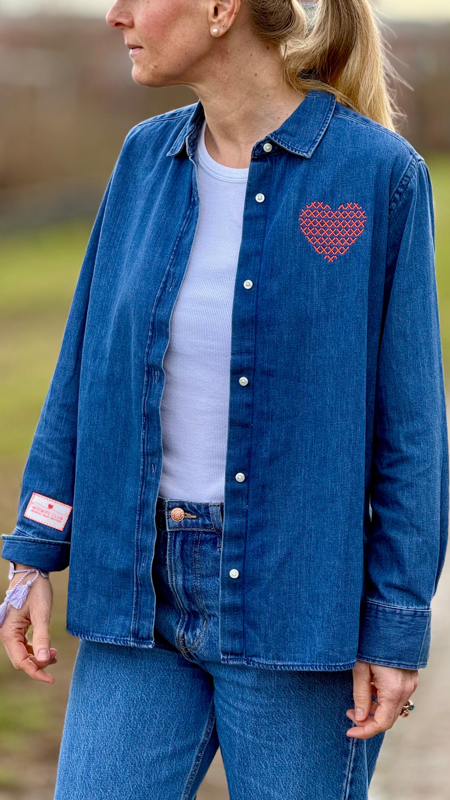 #JEANSBLUSE