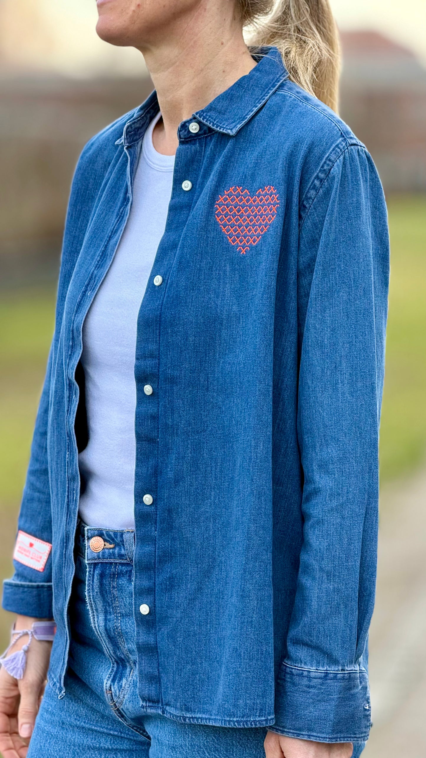 #JEANSBLUSE